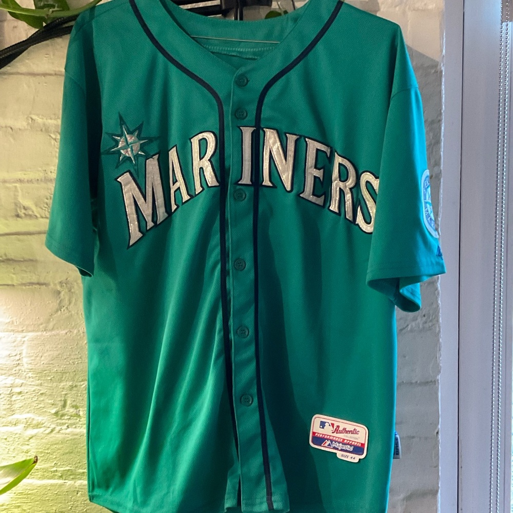 Seattle Mariners Ken Griffey Jr Jersey Men’s Sz 44 Large